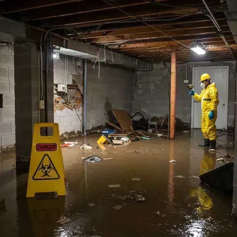 Flooded Basement Electrical Hazard in Morgan County, MO Property